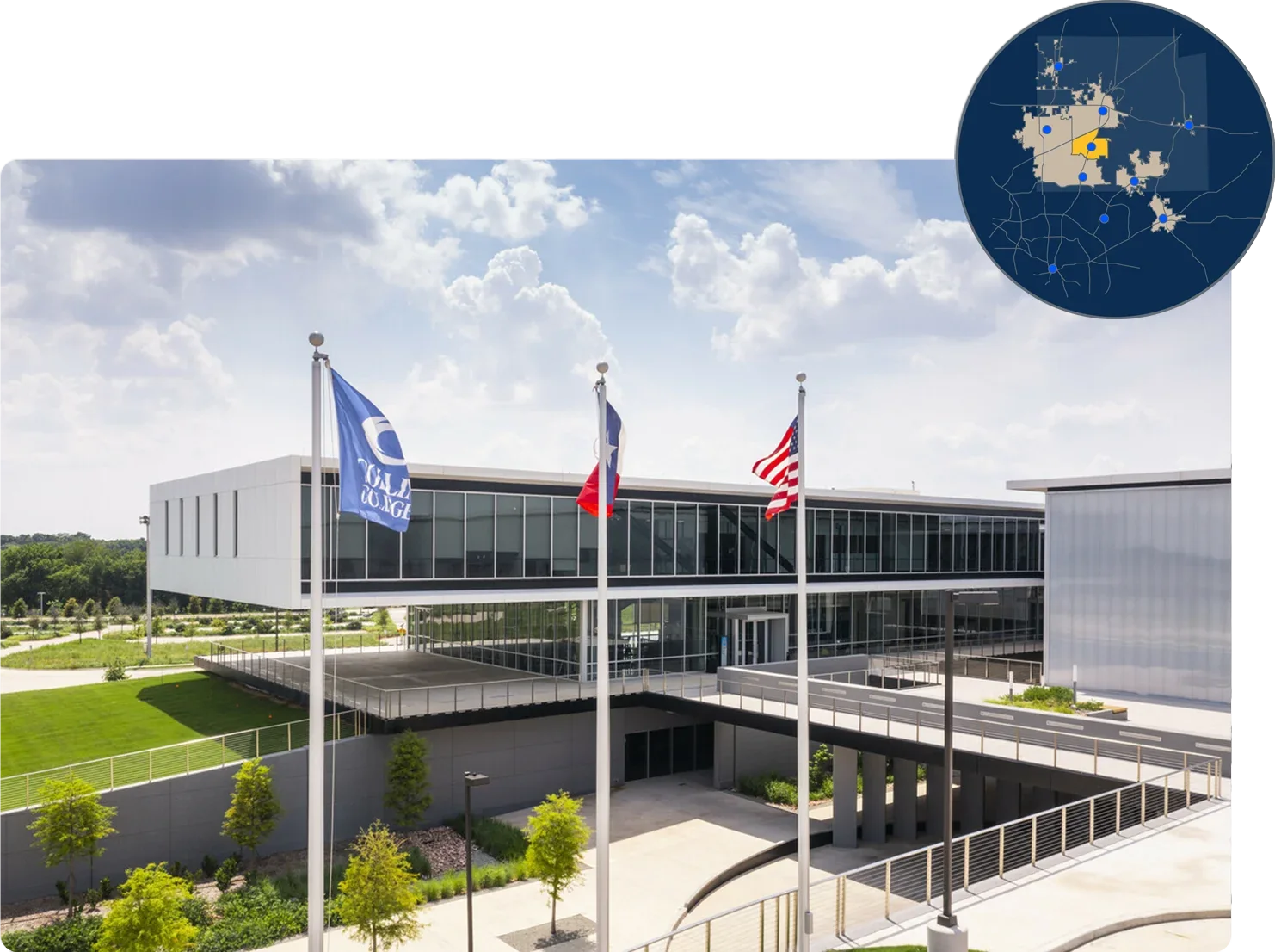 Official institute website image for Collin College, a CNA training listing in McKinney, Texas